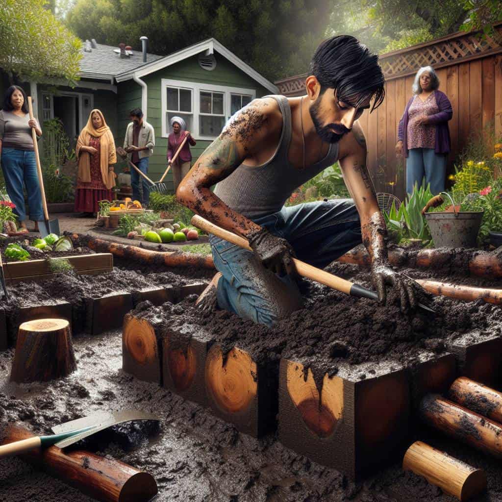 A guide to hügelkultur raised beds.