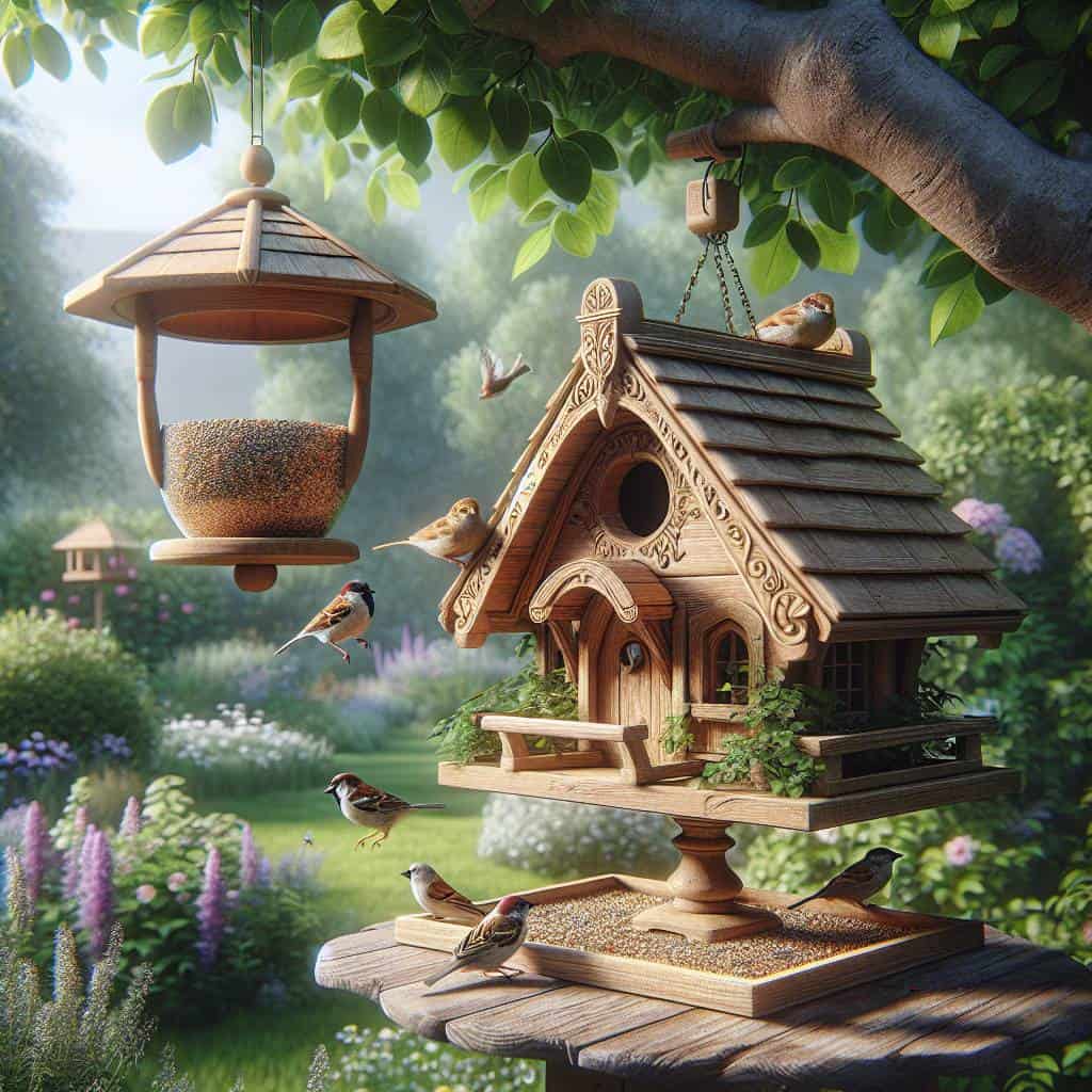 DIY birdhouse and bird feeder plans garden