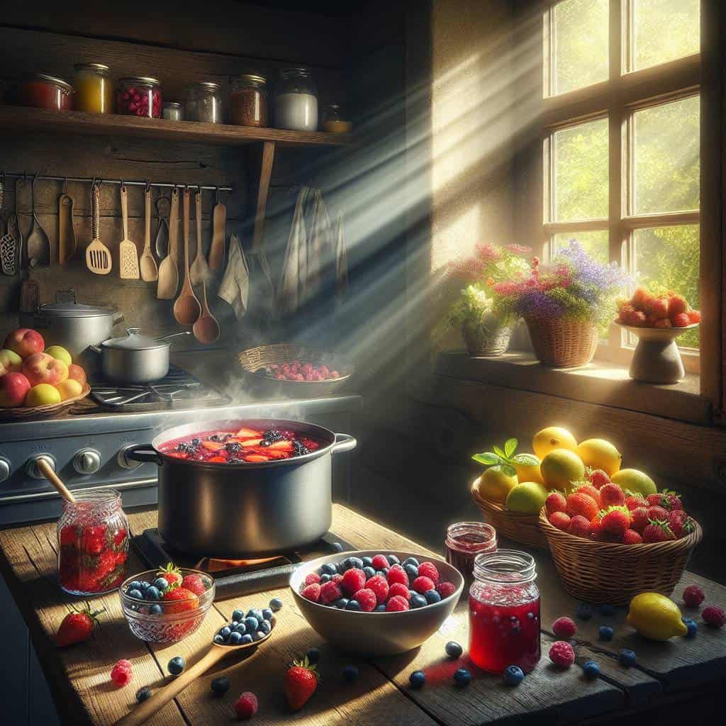 How to make jam without pectin.