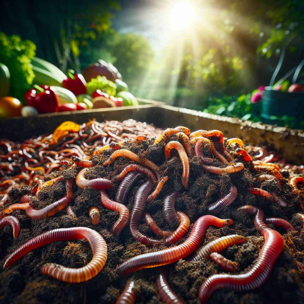 The best composting worms for vermicomposting.
