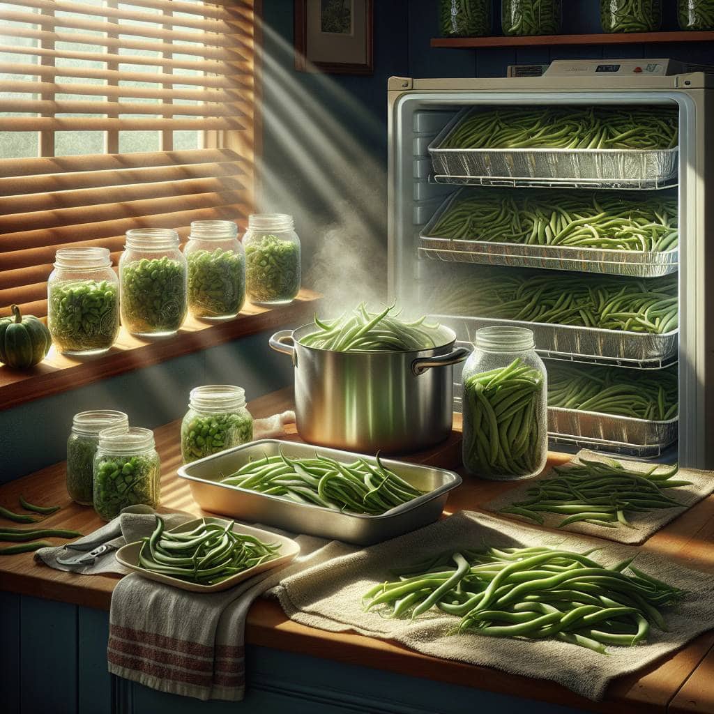The best way to freeze green beans.