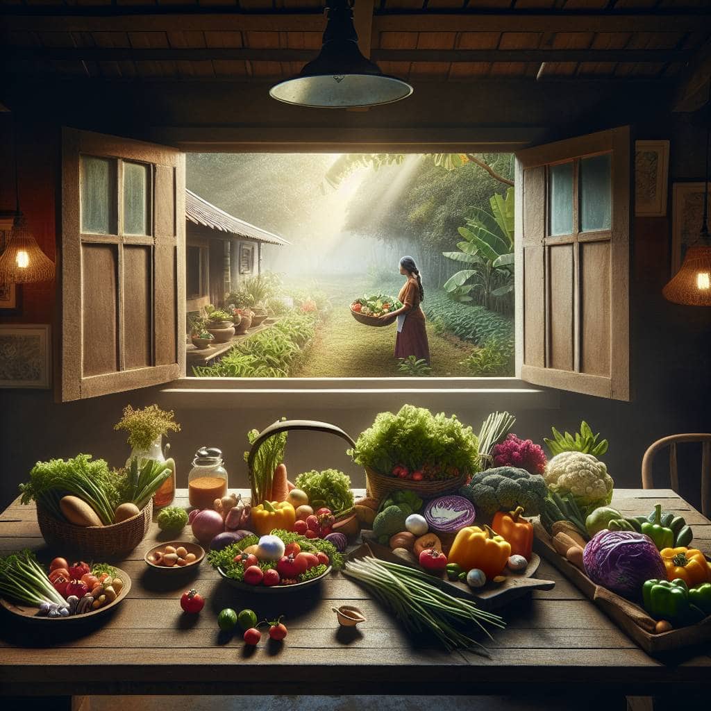 The joy of slow living and seasonal eating.