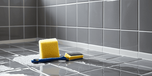 How to regrout shower tile