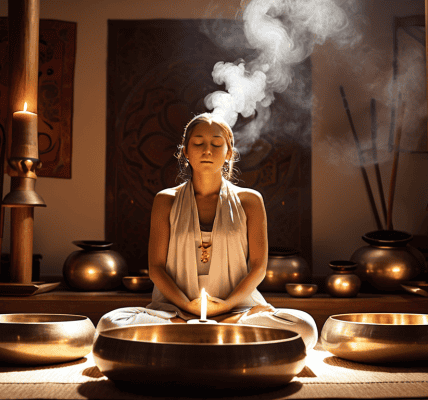 Sound baths for relaxation