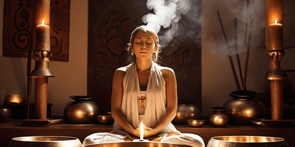 Sound baths for relaxation