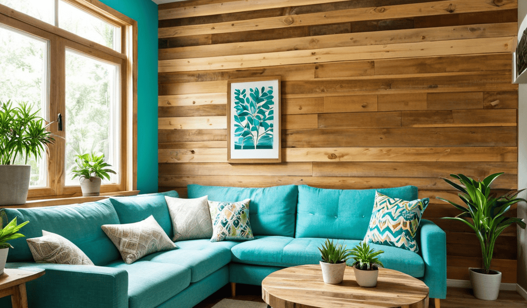 DIY accent wall design idea