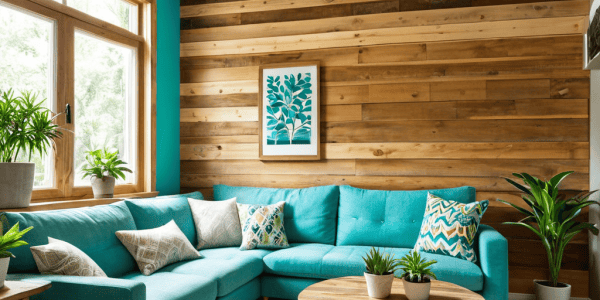 DIY accent wall design idea
