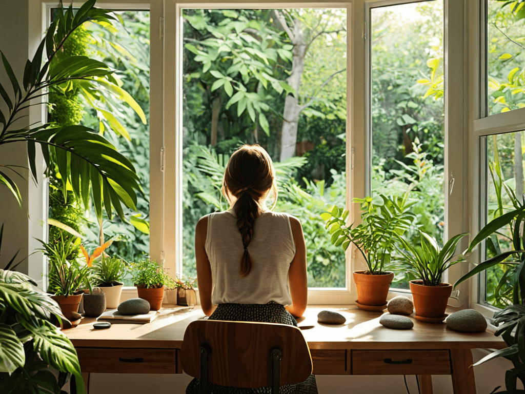 Embracing a Life of Serenity outdoors