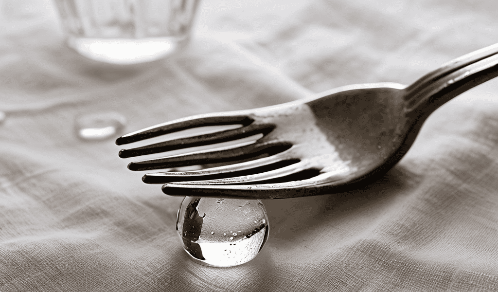 Polishing Silverware with chemical solution