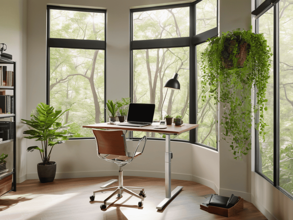 Motorized standing desks for thriving workspace