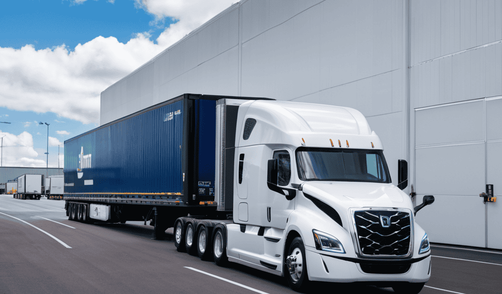 Autonomous Vehicle Logistics Truck