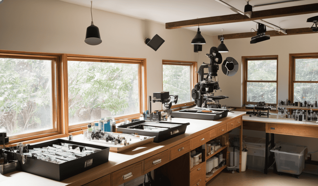 Darkroom Hybrid photography setup
