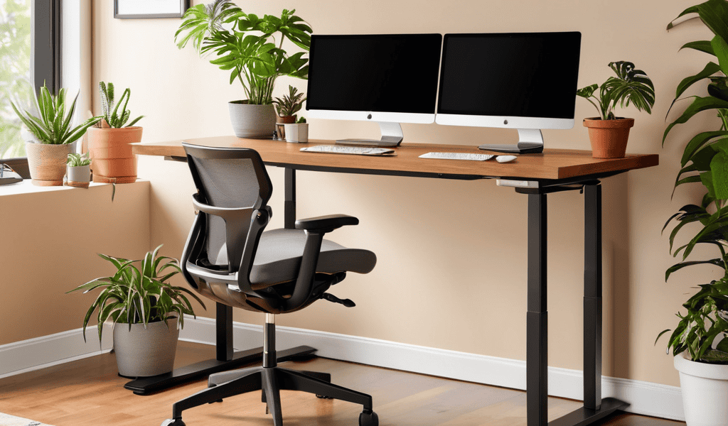 Motorized Standing Desks workspace