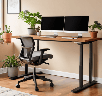 Motorized Standing Desks workspace