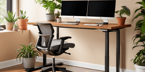 Motorized Standing Desks workspace