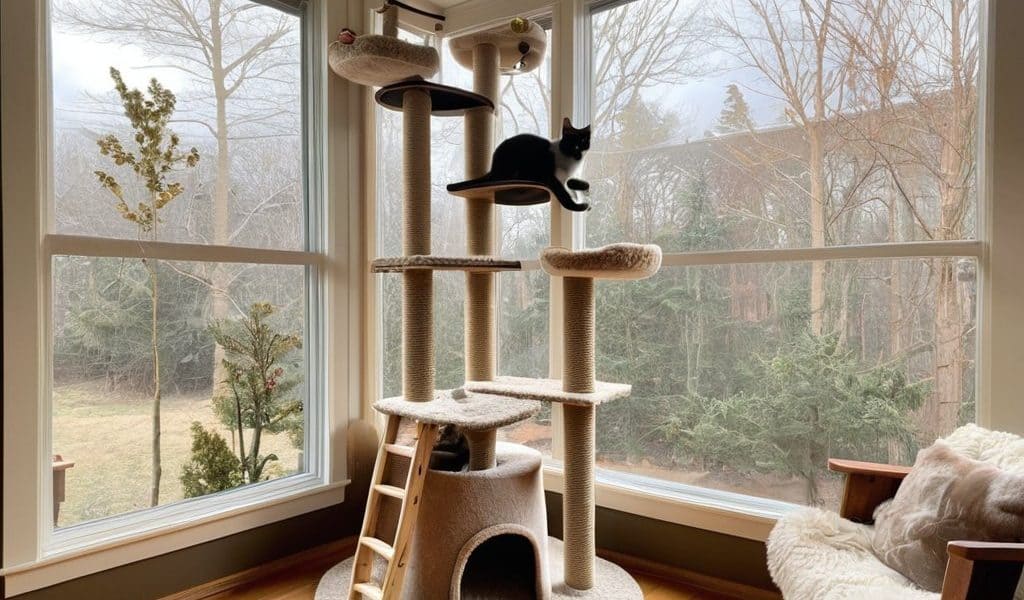 Building a DIY cat tree