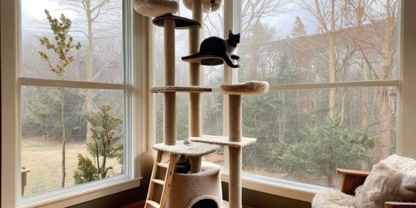 Building a DIY cat tree