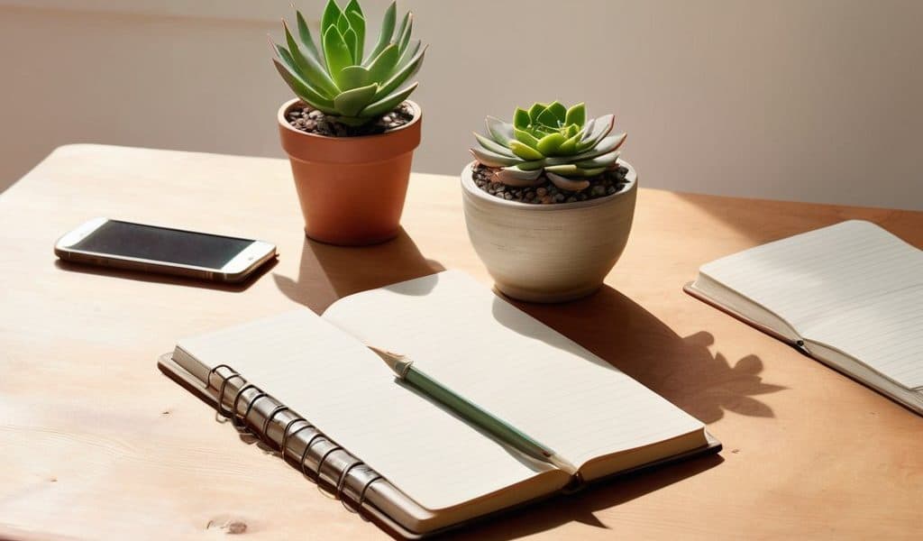 Finding peace in digital minimalism concept