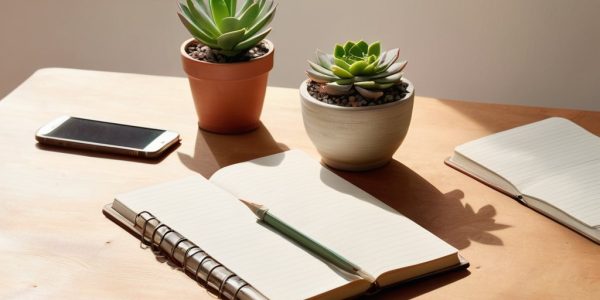 Finding peace in digital minimalism concept