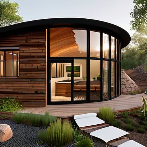 Off-grid construction of Earthship-inspired home additions