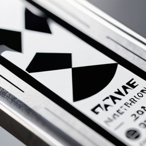High Contrast Thermal Printing Technology as a Visual Anchor.
