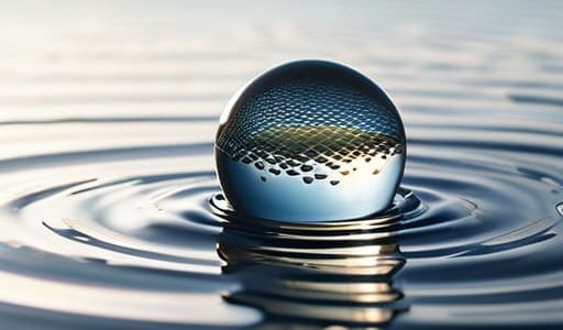 Hydrographic Film Surface Tension in liquid.