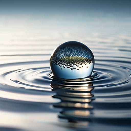 Hydrographic Film Surface Tension in liquid.